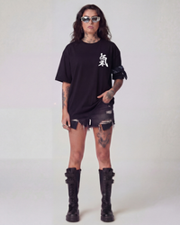 Dragon Chi Oversized Black Unisex T-shirt