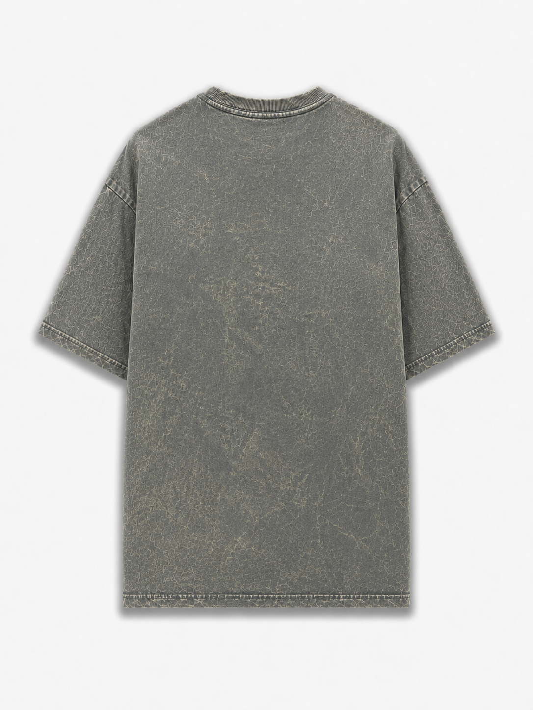 GREY ACID WASH OVERSIZED UNISEX T-SHIRT