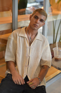 PRE ORDER - Crochet Oversized Summer Shirt