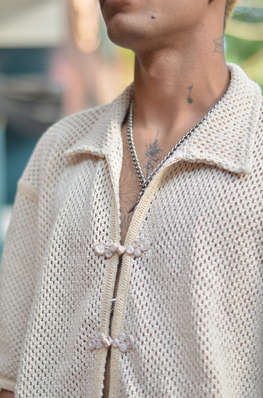 PRE ORDER - Crochet Oversized Summer Shirt