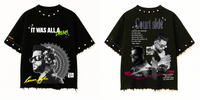 KARAN AUJLA UNISEX BLACK TSHIRT ( BOXYFIT)