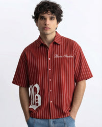 Sinner Society Red Oversize Shirt (Boxy fit)