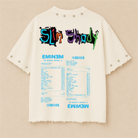 EMINEM OVERSIZE UNISEX OFF-WHITE TSHIRT (BOXYFIT)