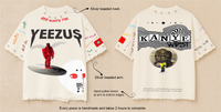KANYE (YE) OVERSIZE UNISEX OFF-WHITE TSHIRT (BOXYFIT)